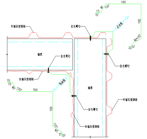 圖解鋼結(jié)構(gòu)圍護系統(tǒng)節(jié)點做法，常見彩鋼板板型參數(shù)