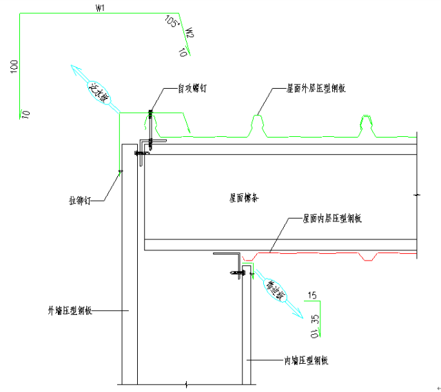 圖解鋼結(jié)構(gòu)圍護系統(tǒng)節(jié)點做法，常見彩鋼板板型參數(shù)